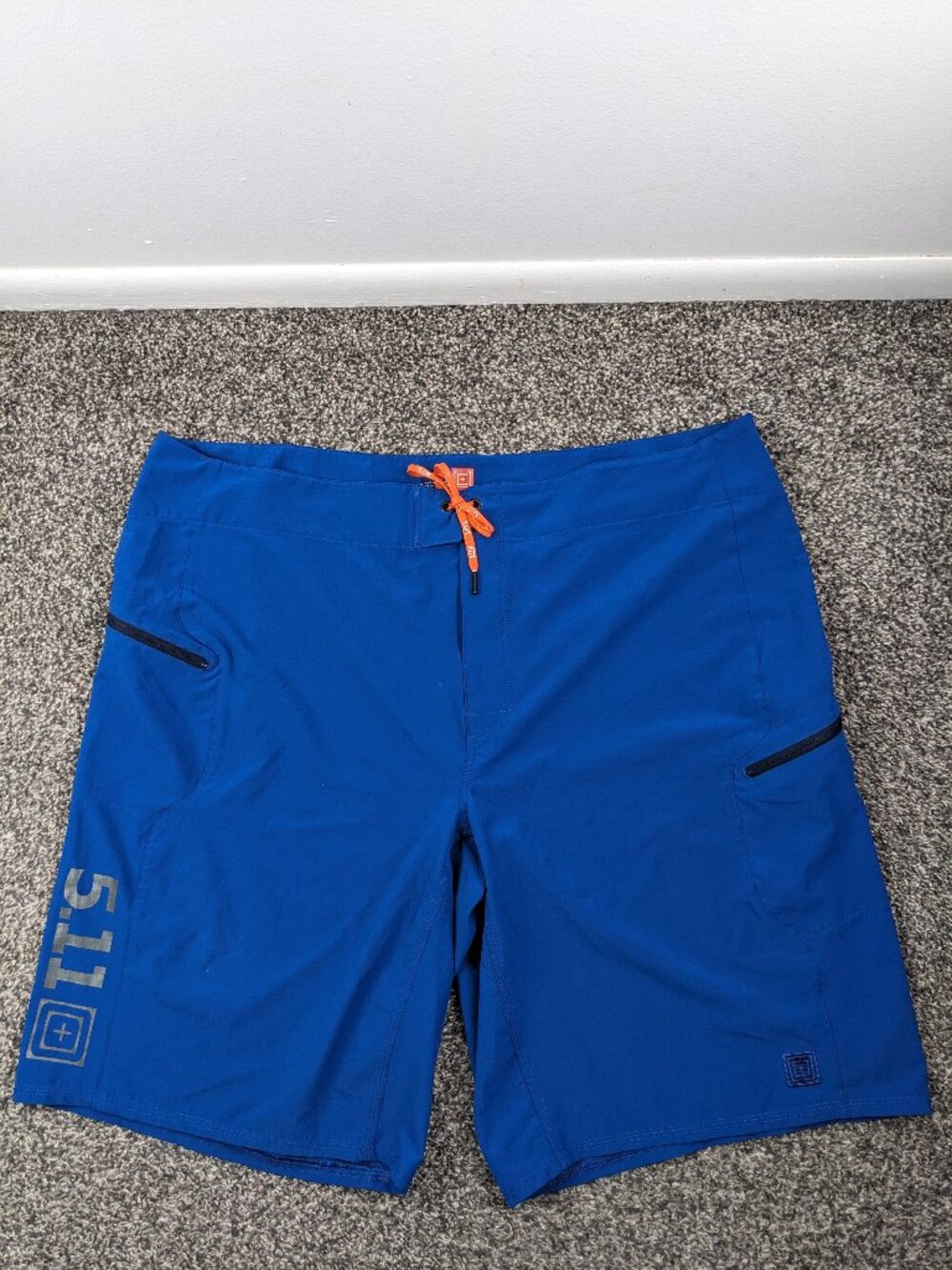 5.11 Tactical Recon Vandal Shorts 4-Way Stretch Blue Mens 42 Performance Gym